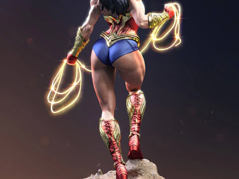 Wonder Woman 3D Print Model