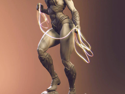 Wonder Woman 3D Print Model