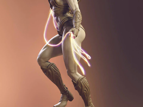 Wonder Woman 3D Print Model