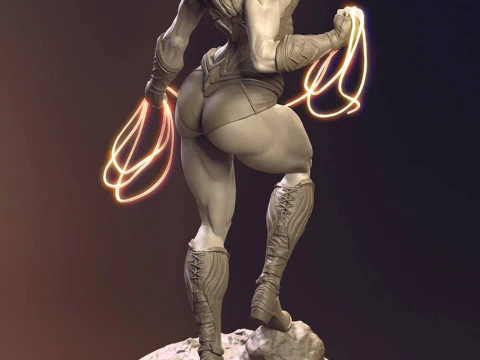 Wonder Woman 3D Print Model