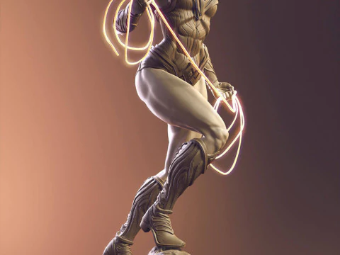 Wonder Woman 3D Print Model