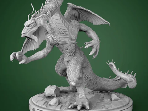 Fin Fang Foom 3D Print Model