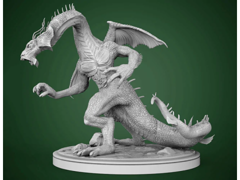 Fin Fang Foom Modelo de impresión 3D