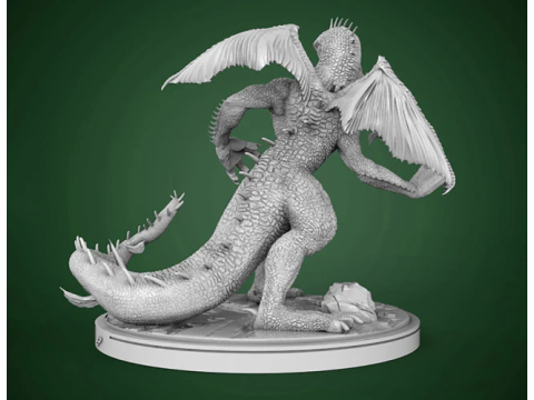 Fin Fang Foom Modelo de impresión 3D