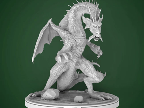 Fin Fang Foom Modelo de impresión 3D