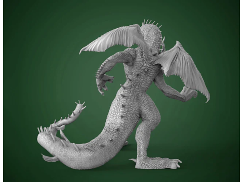 Fin Fang Foom Modelo de impresión 3D