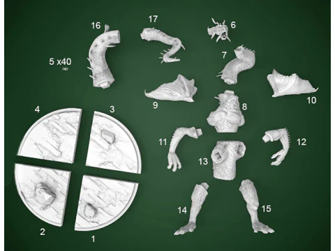 Fin Fang Foom 3D Print Model