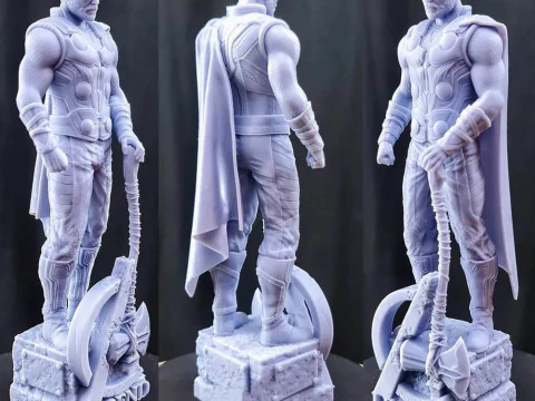 Legend Thor Statue 3D Print Model