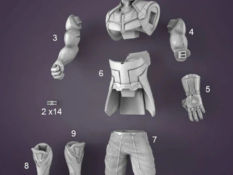Thanos 3D Print Model