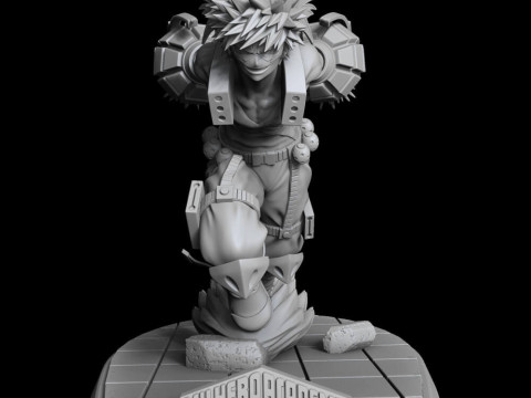 Katsuki Bakugo - My Hero Academia Modèles 3D en vedette