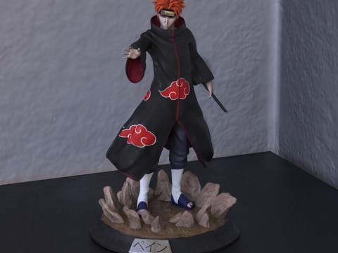 Naruto Pain Modelo de Impressão 3D