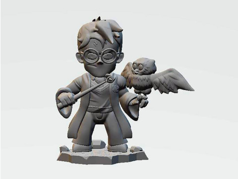 Harry Potter Chibi 3D Принт Модель