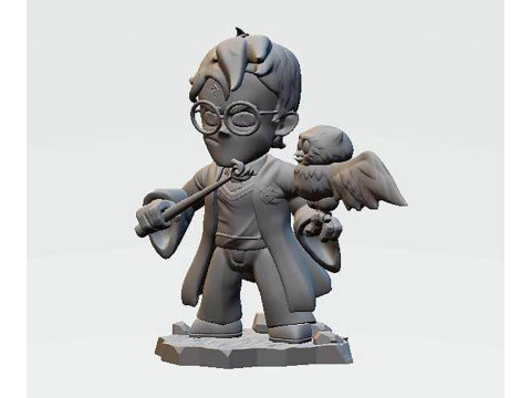 Harry Potter Chibi 3D Принт Модель