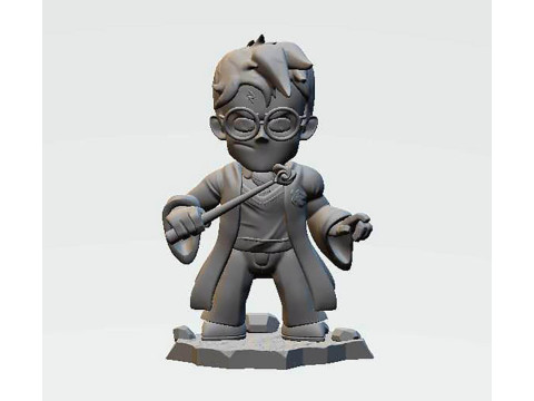 Harry Potter Chibi 3D Принт Модель