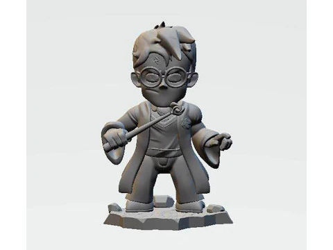 Harry Potter Chibi 3D Print Model