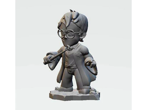 Harry Potter Chibi 3D Print Model
