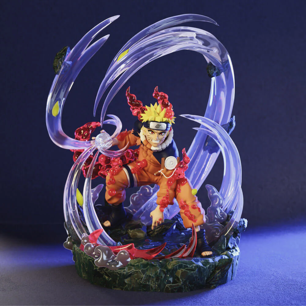 Naruto Kyuubi 3D Print Model .c4d .max .obj .3ds .fbx .stl .blend 