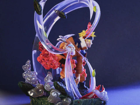 Naruto Kyuubi 3D Print Model