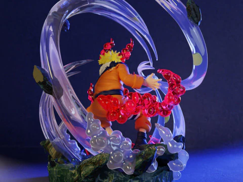Naruto Kyuubi 3D Print Model