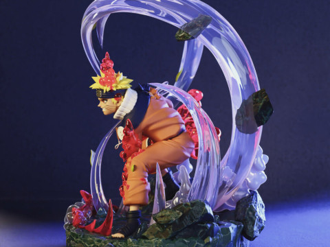 Naruto Kyuubi Modelo de Impressão 3D