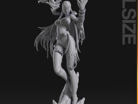 Lady Devimon From Digimon 3D 打印模型