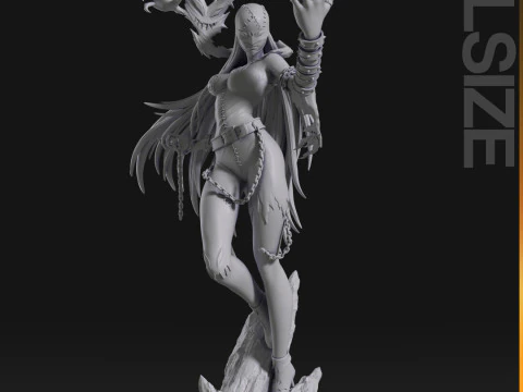 Lady Devimon From Digimon 3D Print Model