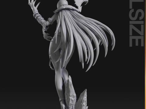 Lady Devimon From Digimon 3D 打印模型