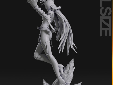 Lady Devimon From Digimon 3D 打印模型