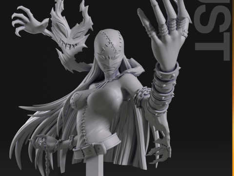 Lady Devimon From Digimon 3D 打印模型