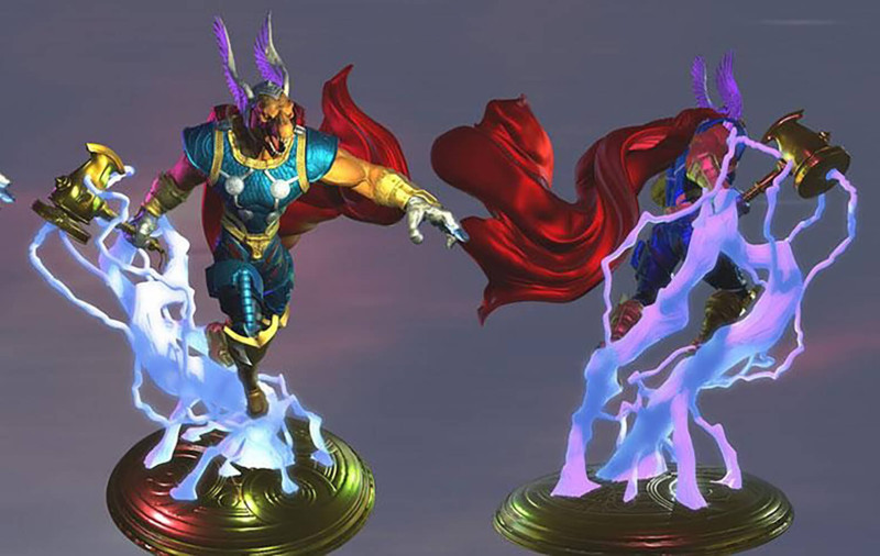 Beta Rae Thor 3D Print Model .c4d .max .obj .3ds .fbx .stl .blend