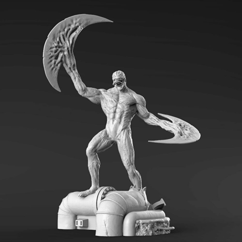 Riot Symbiote 3D Принт Модель .c4d .max .obj .3ds .fbx .stl .blend 