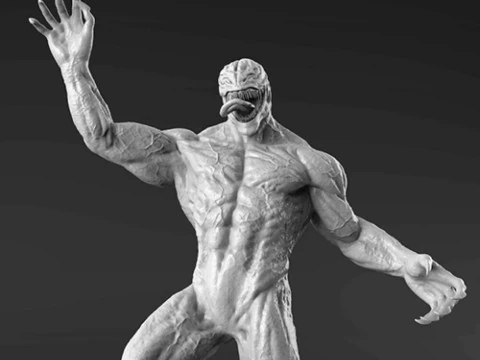Riot Symbiote 3D Print Model