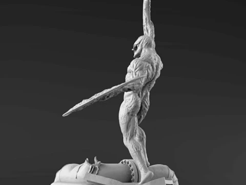 Riot Symbiote 3D Print Model