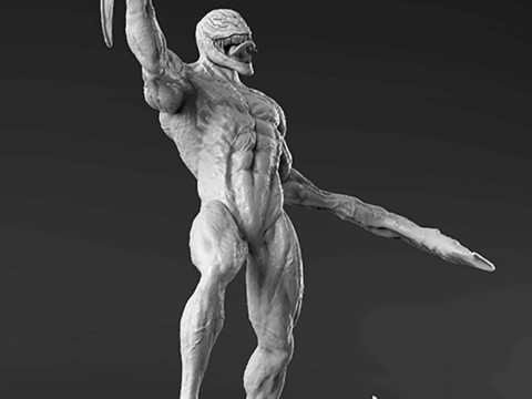 Riot Symbiote 3D Принт Модель