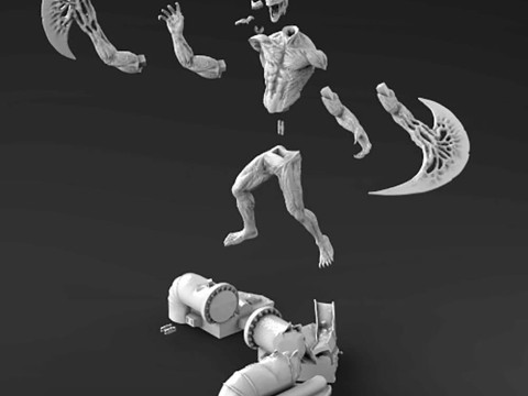 Riot Symbiote 3D Принт Модель