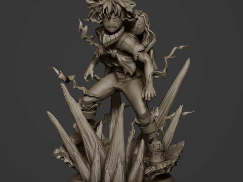 Deku and Eri 3D Print Model
