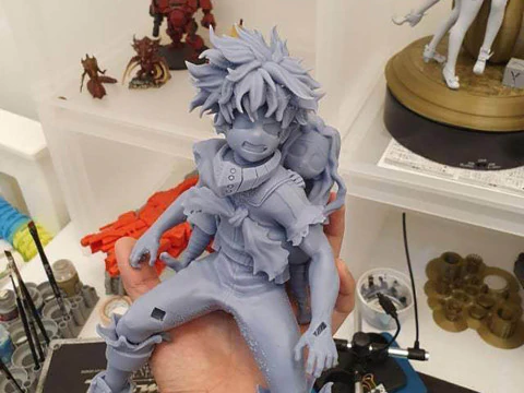 Deku and Eri 3D Print Model