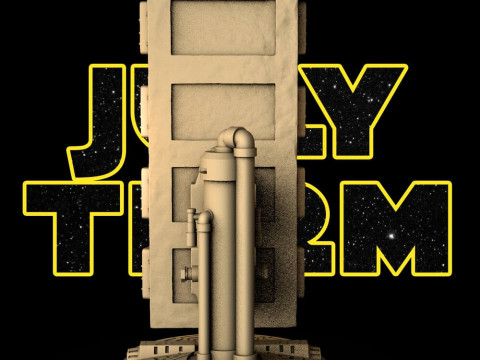 Han Solo on Carbonite 3Dプリントモデル
