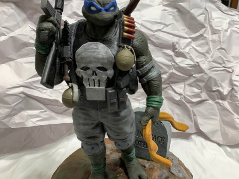 Turtle Punisher 3D Print Model
