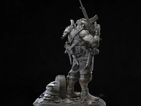 Turtle Punisher 3D Print Model