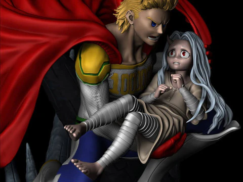 Mirio And Eri - My Hero Academia 3D Print Model