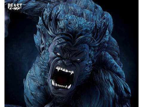Beast X-Men Statue 3D Принт Модель