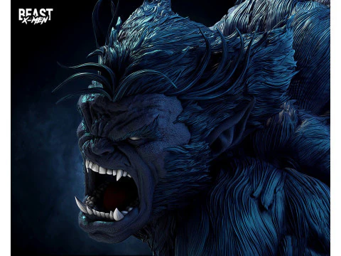 Beast X-Men Statue 3D Print Model