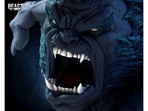 Beast X-Men Statue 3D Print Model