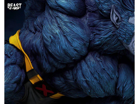 Beast X-Men Statue 3D Print Model