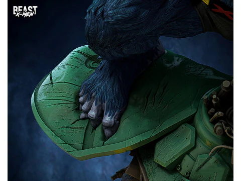 Beast X-Men Statue 3D Print Model