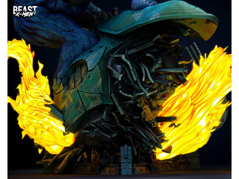 Beast X-Men Statue 3D Принт Модель
