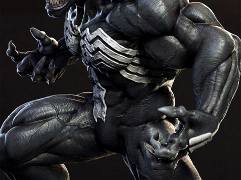 Venom 3D Print Model