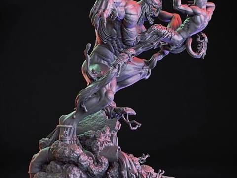 Spiderman Vs Venom Model Cetak 3D