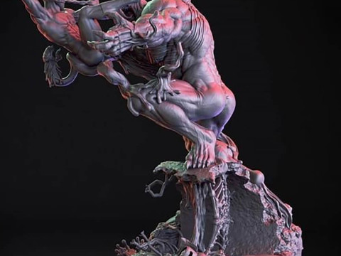 Spiderman Vs Venom Model Cetak 3D